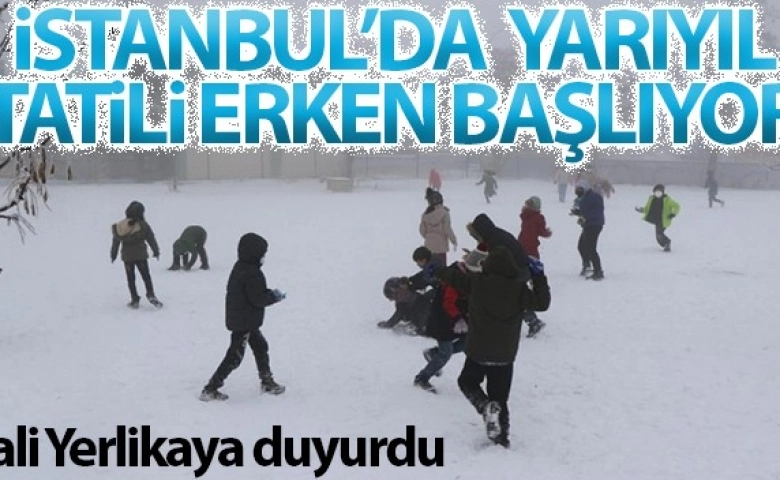 İstanbul'da okullara kar tatili