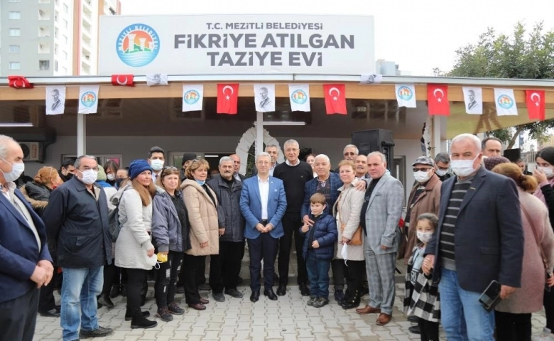 Mersin Mezitli’de Ali Bilgiç Parkı ve Fikriye Atılgan Taziye Evi açıldı