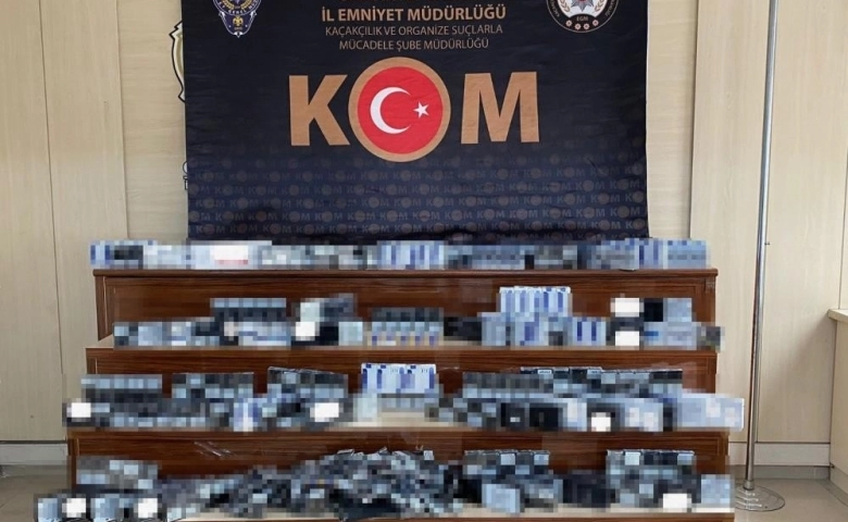 Gaziantep'te bin 40 paket kaçak sigara ele geçirildi