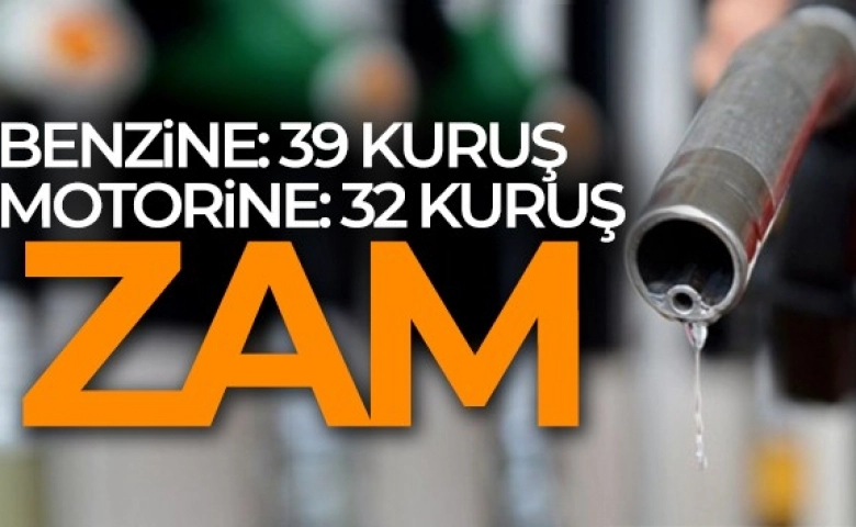 Zam yağmuru sürüyor, Motorin ve benzin zamlandı