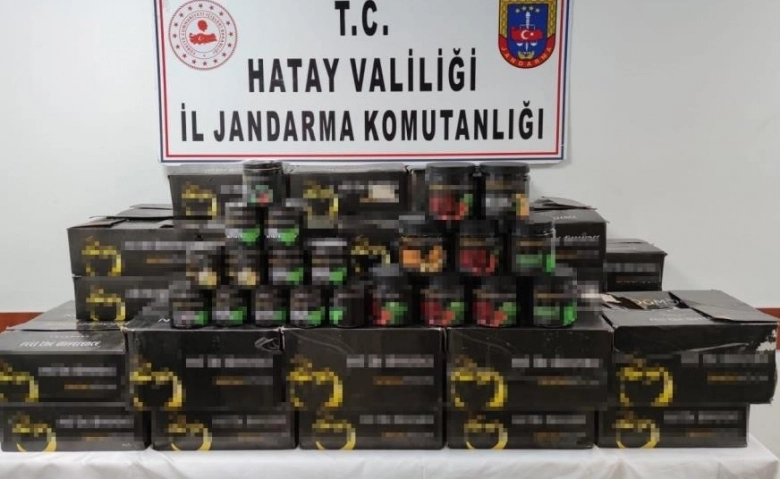 Hatay’da 258 kilogram kaçak nargile tütünü ele geçirildi