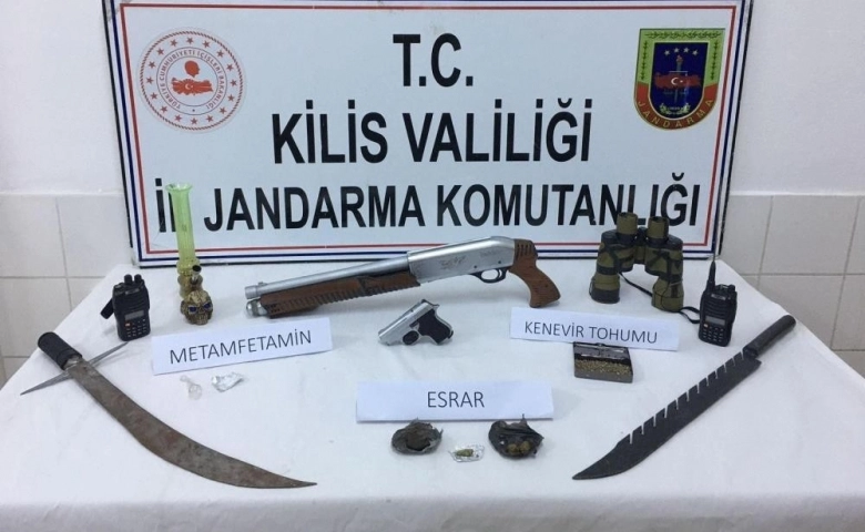 Kilis’te uyuşturucu operasyonu