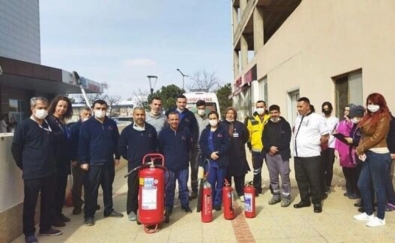 ANKA’da yangın söndürme eğitimi verildi