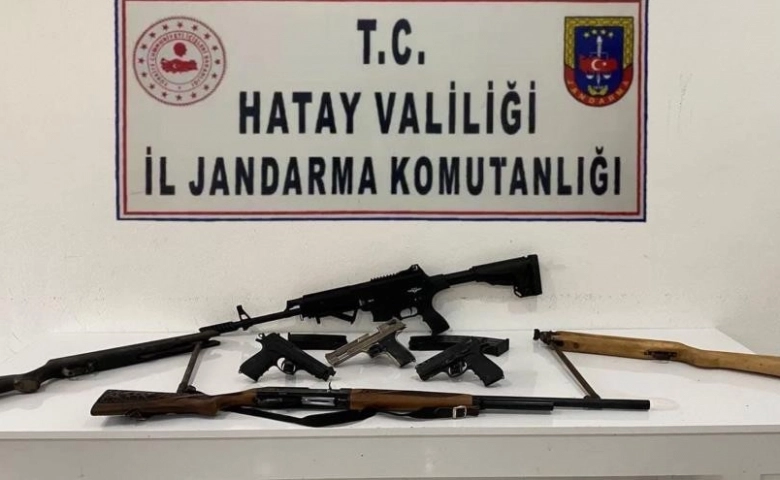 Hatay’da silah kaçakçılığı operasyonu