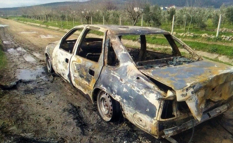 Hatay'da Çaldıkları aracı çalıştıramayınca yaktılar