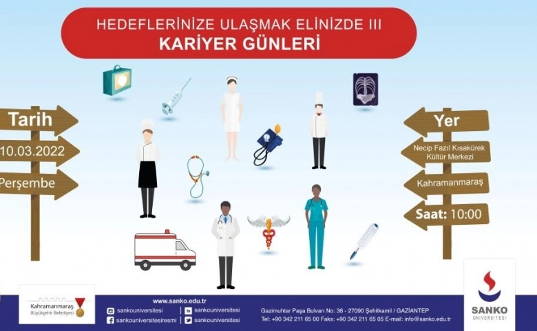 SANKO Üniversitesi Kahramanmaraş’ta kariyer günü düzenliyor