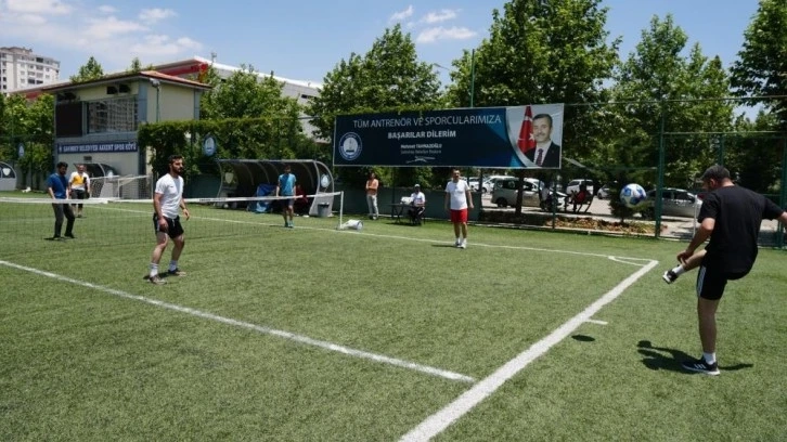 Şahinbey'de Öğretmenler spor yaparak eğlendi