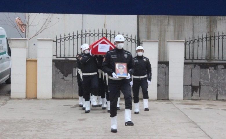 Kilis'te şehit  polis memurunun cenazesi memleketine gönderildi