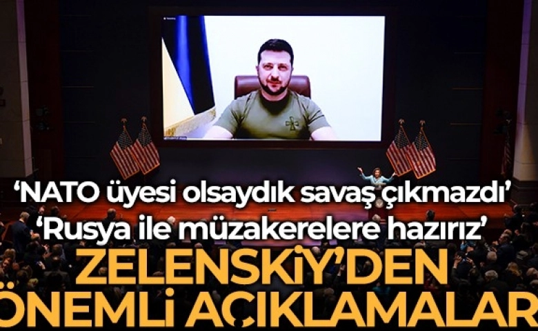 Ukrayna Devlet Başkanı Zelenskiy: “Rusya ile müzakerelere hazırız”