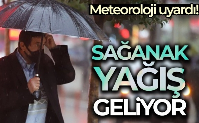 Dikkat, Meteoroloji uyardı, Sağanak Yağış Geliyor