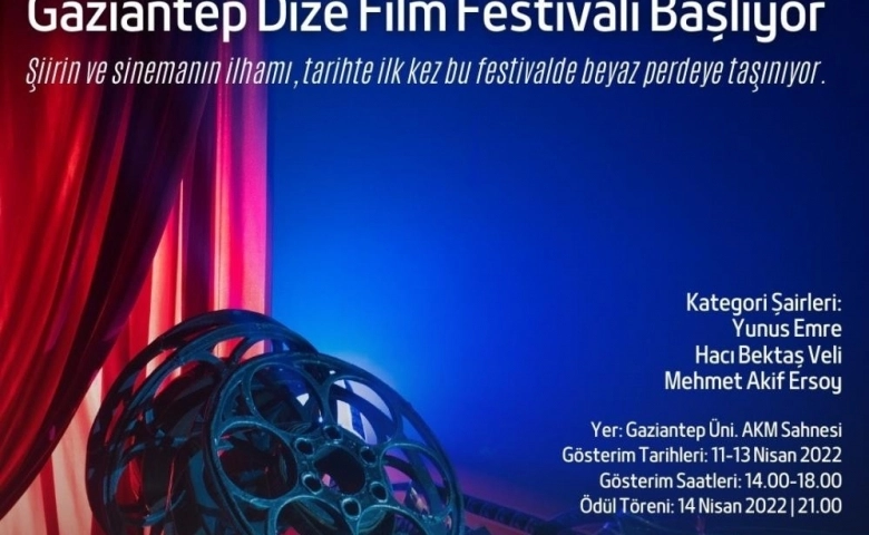 “Gaziantep dize film festivali” başlıyor