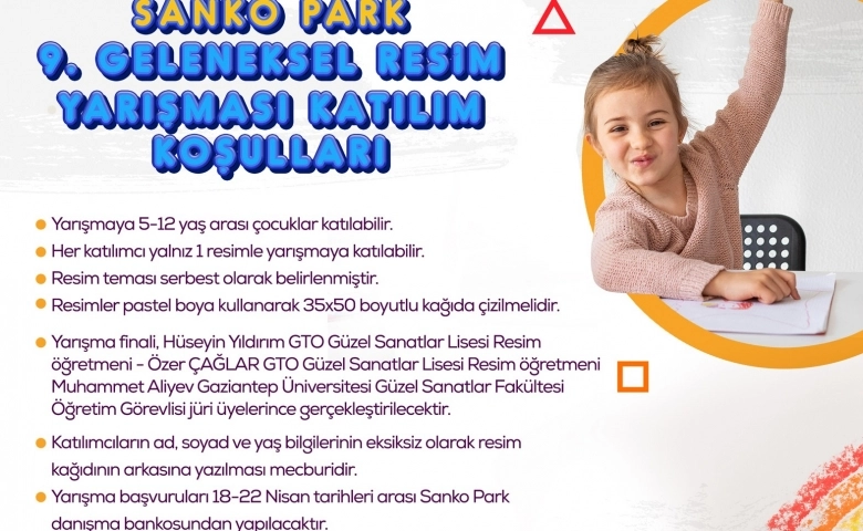 Sanko Park AVM, Çocuklara Yönelik Ödüllü Yarışma Düzenliyor