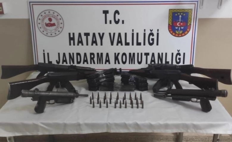 Hatay Suriye sınırında silah kaçakçılığı