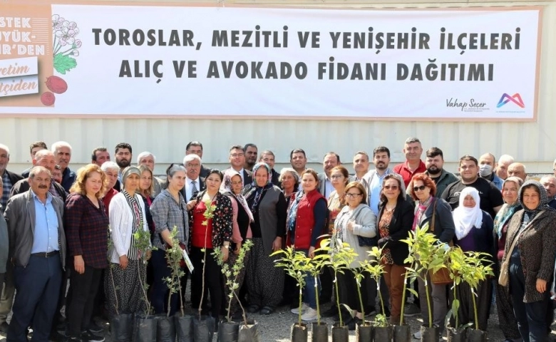 Mersin'de 105 üreticiye avokado ve alıç fidanı desteği