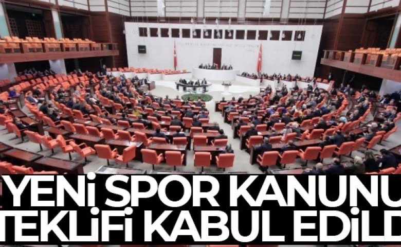 TBMM’de Spor Kanunu  kabul edildi