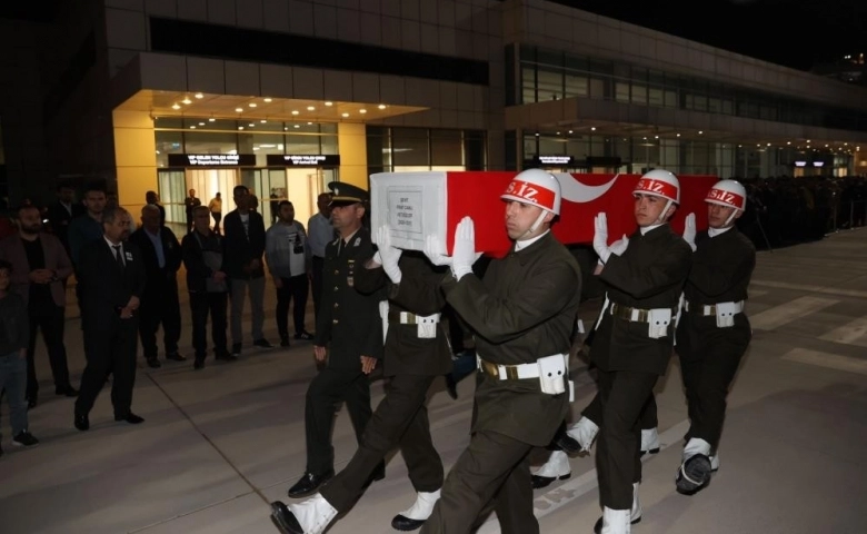 Kahramanmaraşlı şehidin naaşı memleketine getirildi