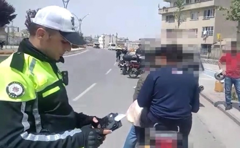 Gaziantep'te Bayram öncesi motosiklet sürücülerine ceza yağdı