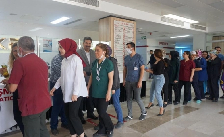 Gaziantep Özel Anka Hastanesinde bayram coşkusu