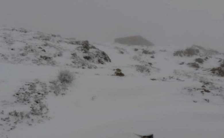 Nemrut’ta Mayıs ayında kar sürprizi