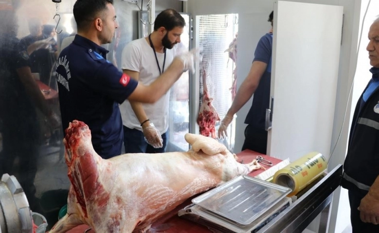 Şanlıurfa’da 1 ton 250 kilo bozuk et ele geçirildi