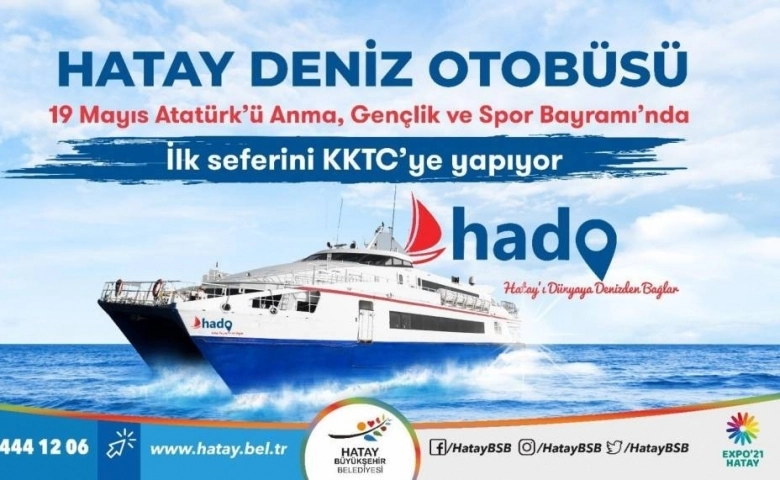 Hatay Deniz Otobüsü  ilk seferini KKTC'ye yapacak