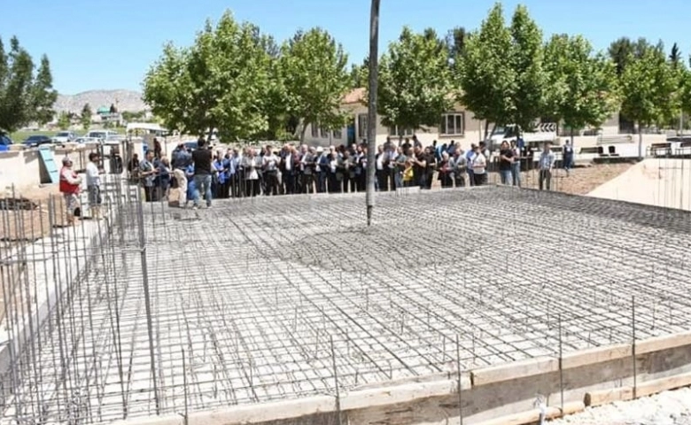 Araban'da Şeyh Mehmet Şahin  caminin temeli atıldı