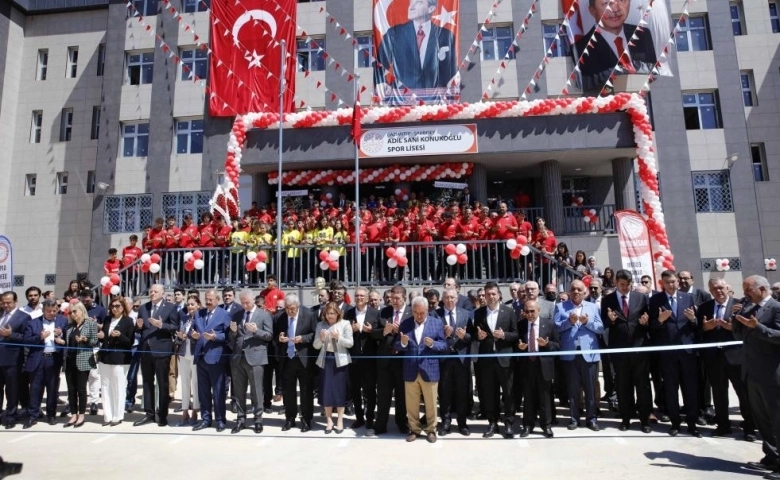 Adil Sani Konukoğlu Spor Lisesi Açılış töreni