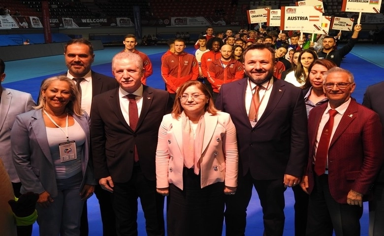 Avrupa Büyükler Karate Şampiyonası’nın resmi açılışı yapıldı