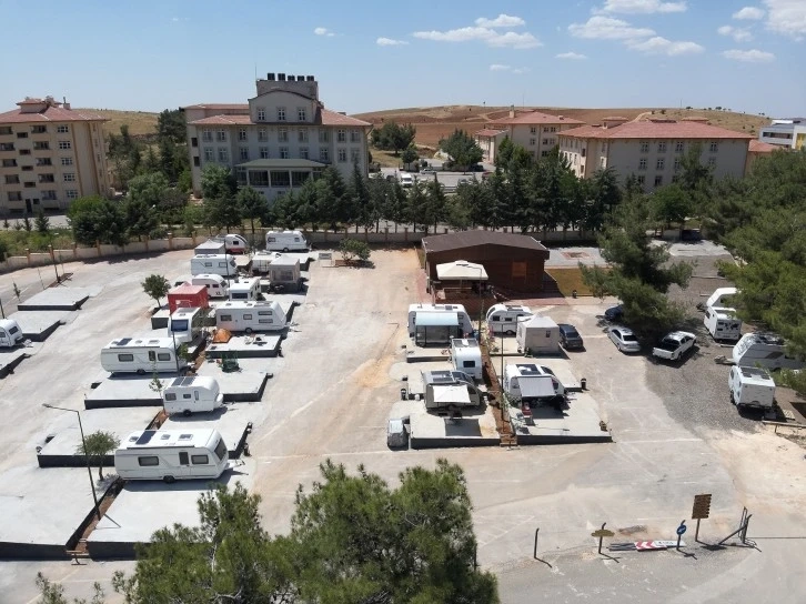 Burç Ormanı’na karavan park kuruldu