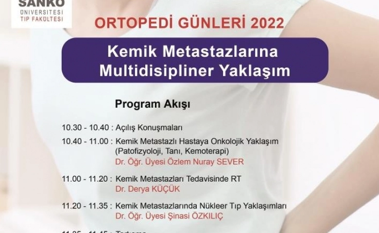 Sanko Üniversitesi'nde  ortapedi günleri