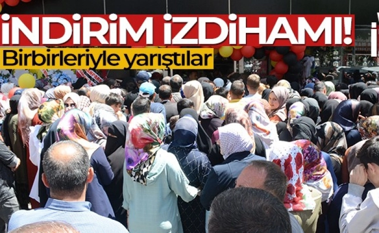 Bitlis’te indirim izdihamı, fakirliğin geldiği noktayı gösteriyor