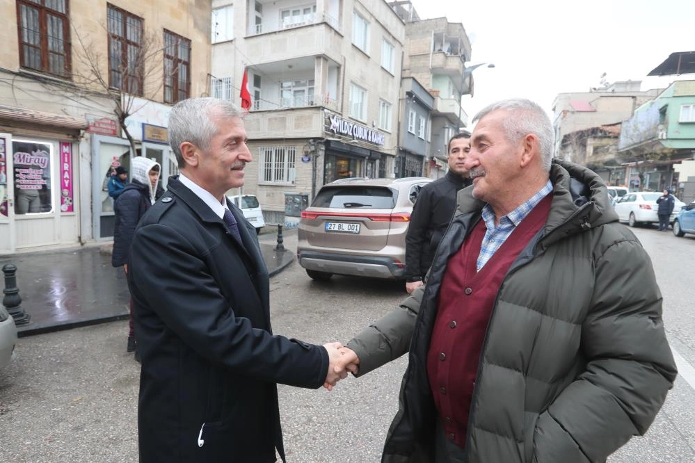 Şahinbey Belediye Başkanı Tahmazoğlu esnaf ziyaretine devam  ediyor