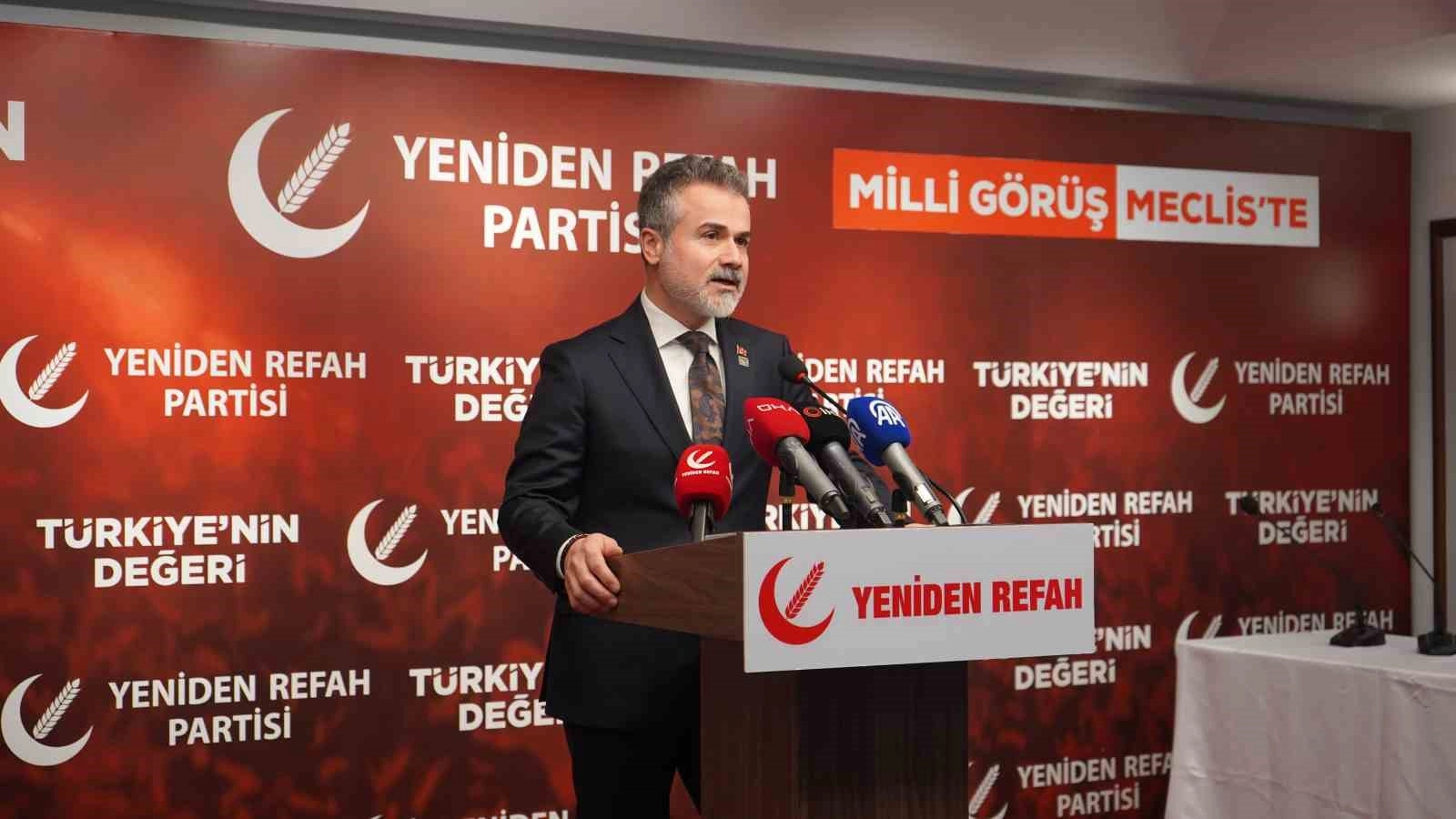 Yeniden Refah Partisi’nden sert tepki, iddiaları yargıya taşıyor