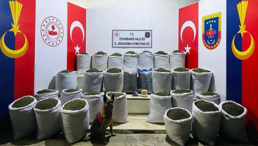 Diyarbakır’da 611 kilo esrar ele geçirildi: 3 gözaltı