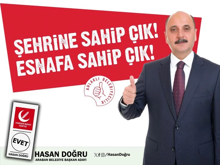 Araban Belediye Başkanı ve Adayı Hasan Doğru