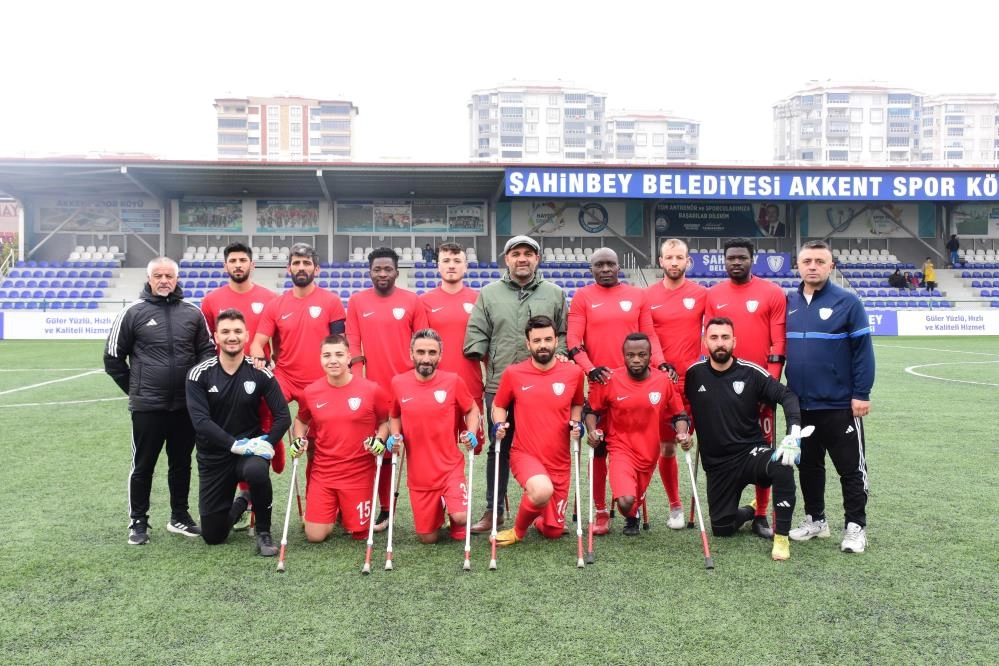 Şahinbey Ampute TSK karşısında farka koştu 9-1