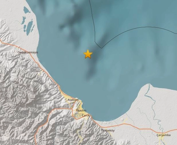 Samsun’da 4 büyüklüğünde deprem