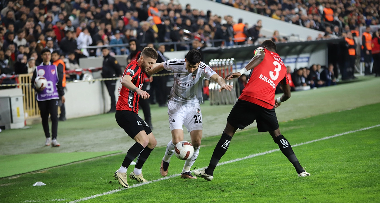 Beşiktaş'a Gaziantep çelmesi! Kartal'dan üst üste 2. yenilgi