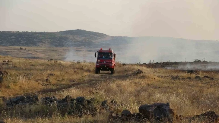 Kilis Polateli deki yangını korkuttu