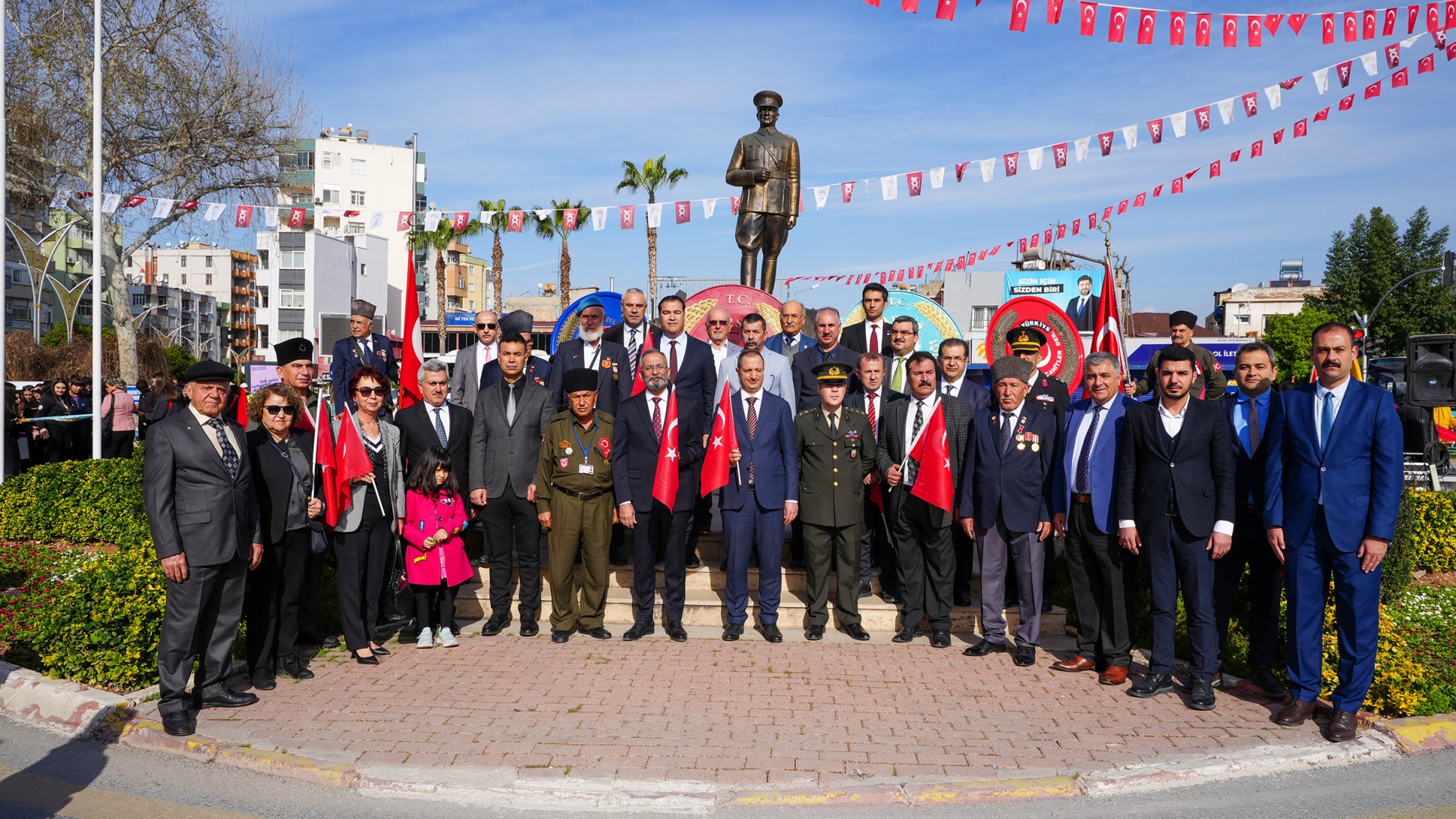 Gazi Mustafa Kemal Atatürk'ün Tarsus'a gelişinin 101. yılı coşkuyla kutlandı