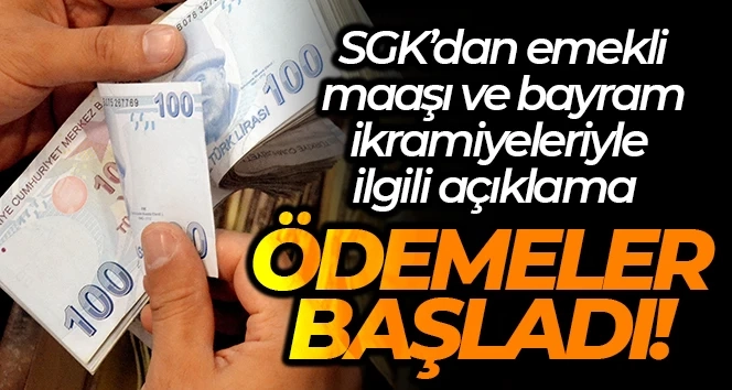 Kurban Bayramı ikramiyeleri ve emekli maaşları hesaplara yatmaya başladı