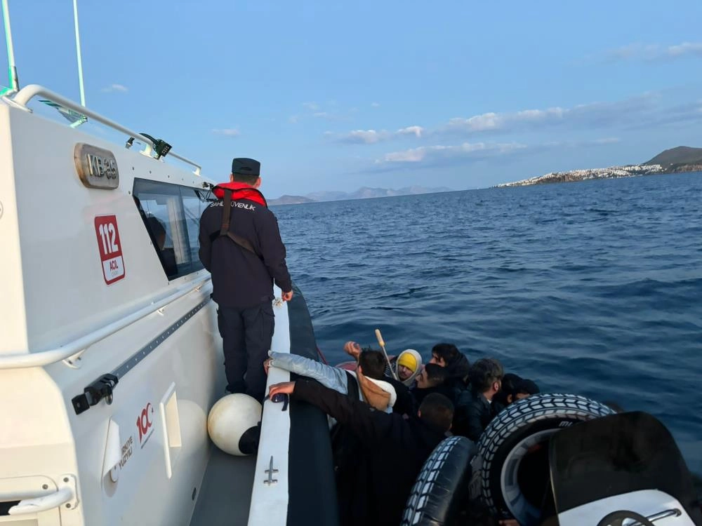 Bodrum'da 92 göçmen yakalandı