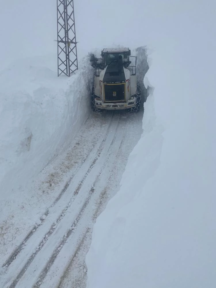 Hakkari Yüksekova’da kar 4 metreyi geçti