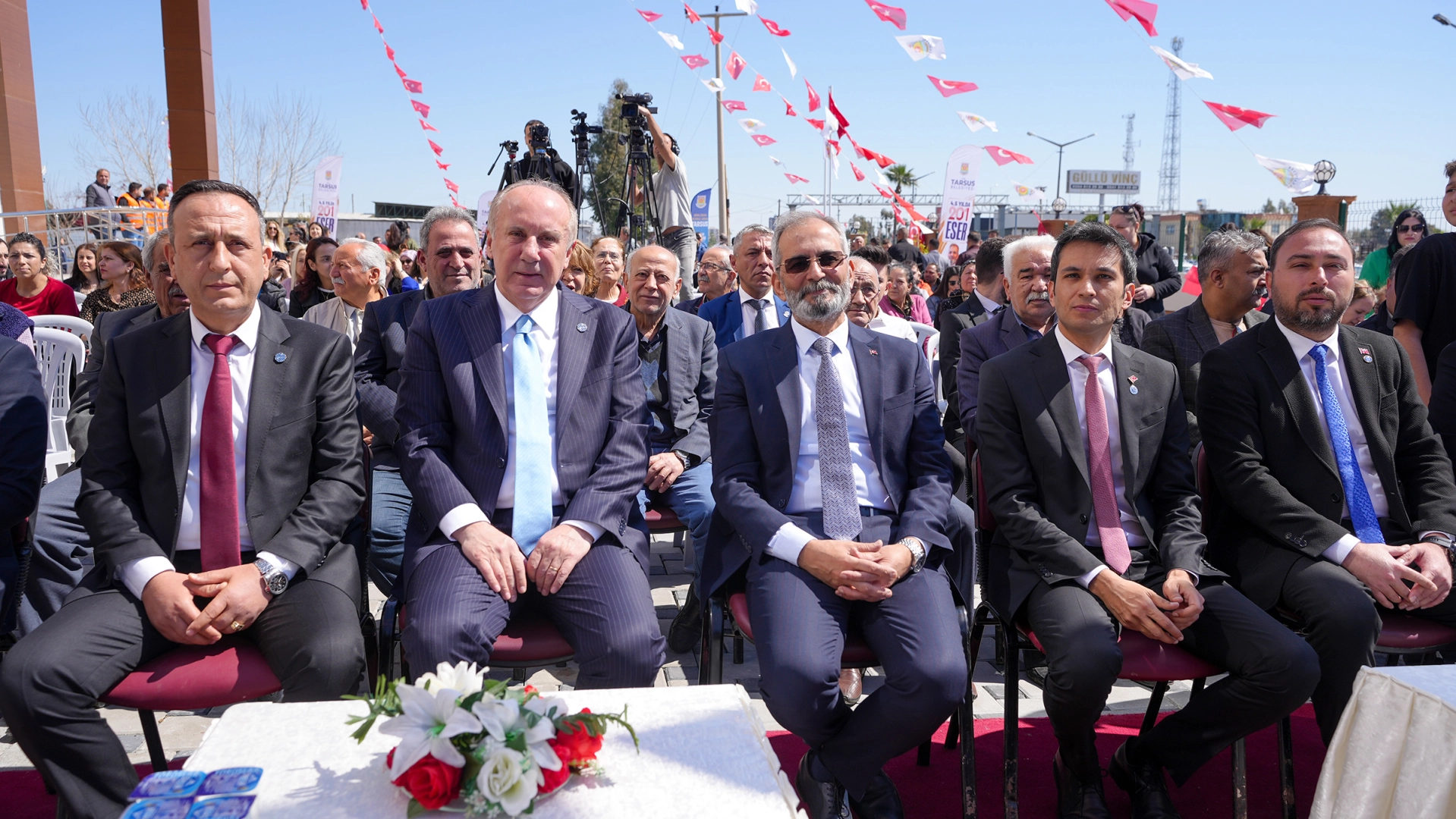 Muharrem  İnce'nin katılımıyla Tarsus'ta büyük açılış