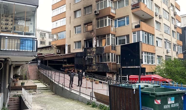 Beşiktaş'ta gece kulübündeki yangın nedeniyle hasar gören binaya giriş izni verildi