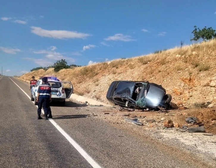 Besni de takla atan otomobilin sürücüsü öldü