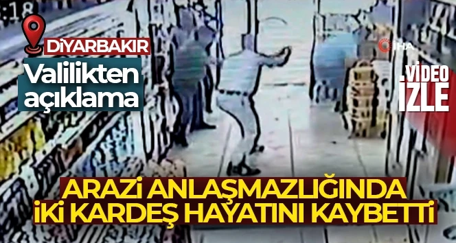 Valilik açıkladı, Diyarbakır'da görevli bir bekçi iki kişiyi silahla öldürdü