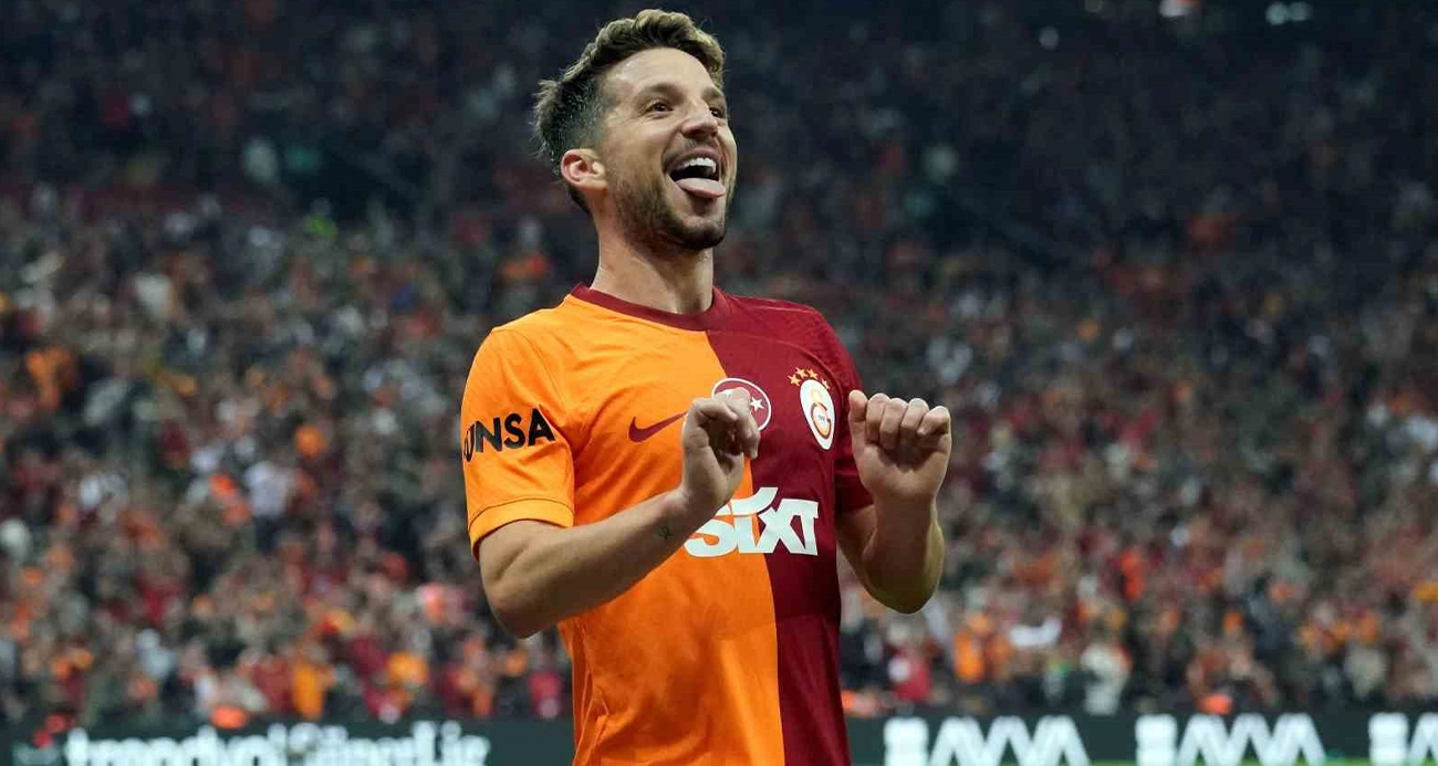 Galatasaray'ın yıldız oyuncusu Dries Mertens ligde 6. golüne ulaştı