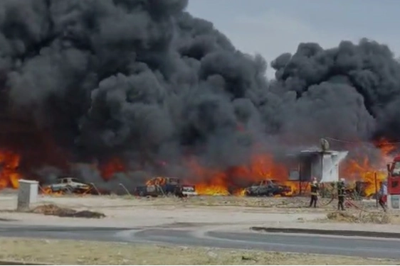 Gaziantep'te korkutan yangın