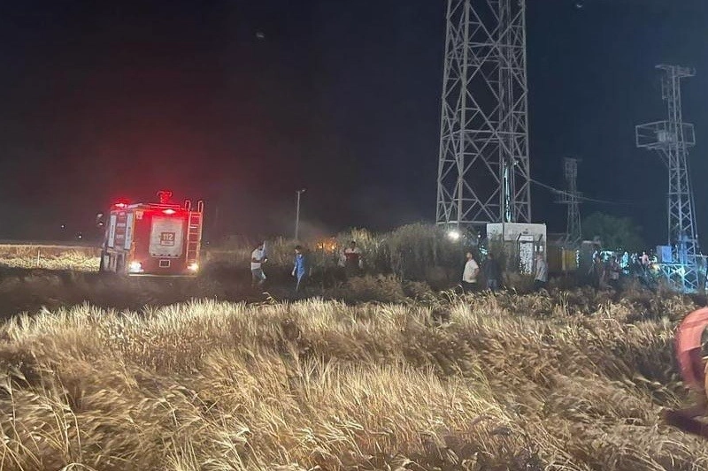 Mardin’de yaklaşık 50 dönüm buğday tarlası küle döndü